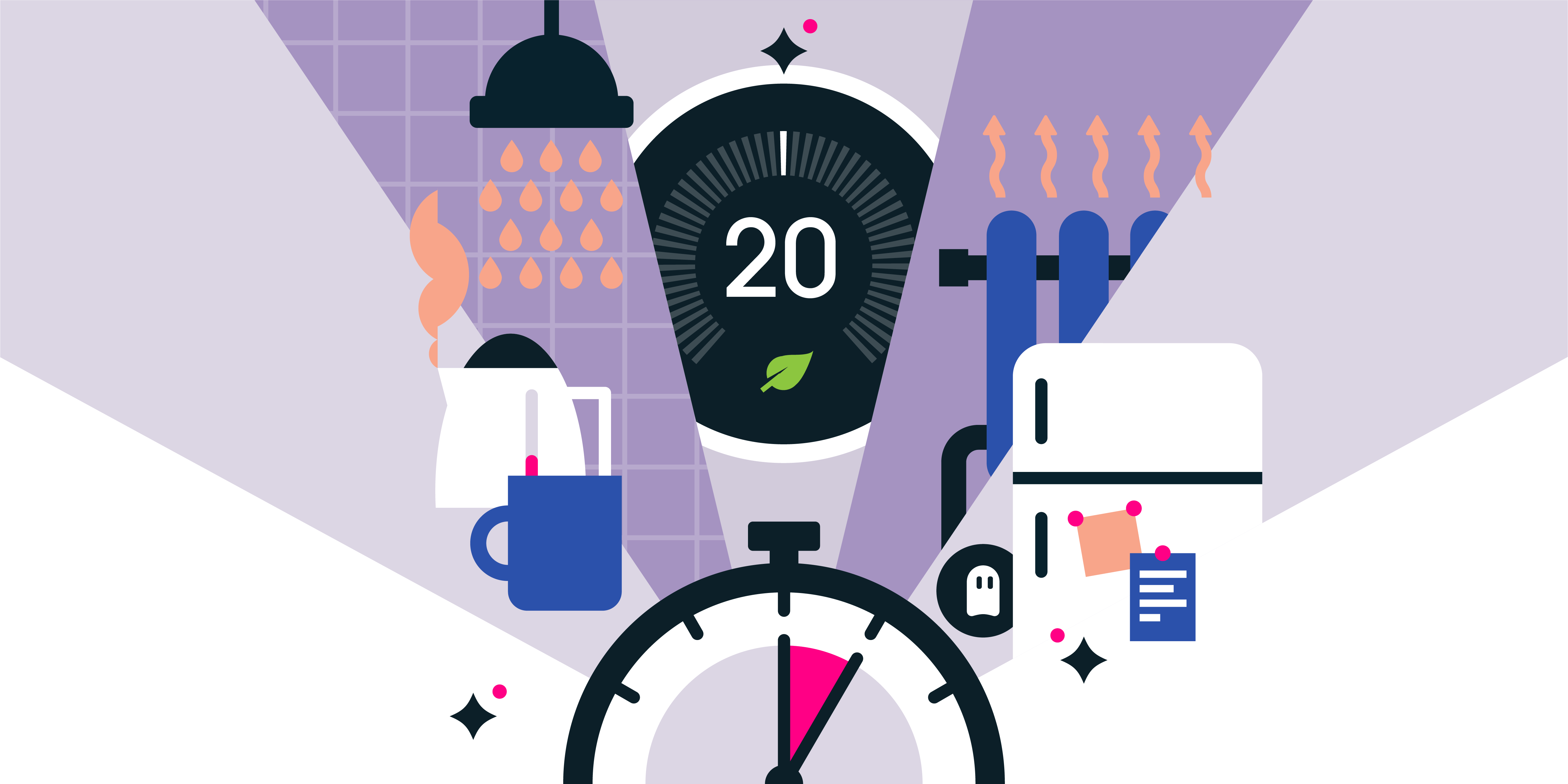 Get, set, go... 5 energy saving measures you can take in 5 minutes